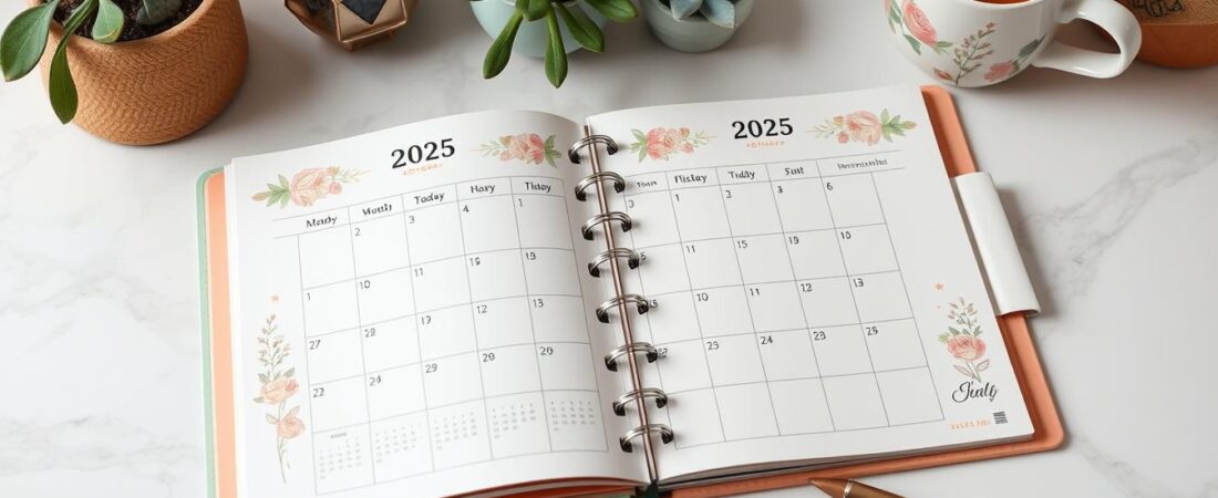 2025-2026 Monthly Planner: Stay Organized & Focused