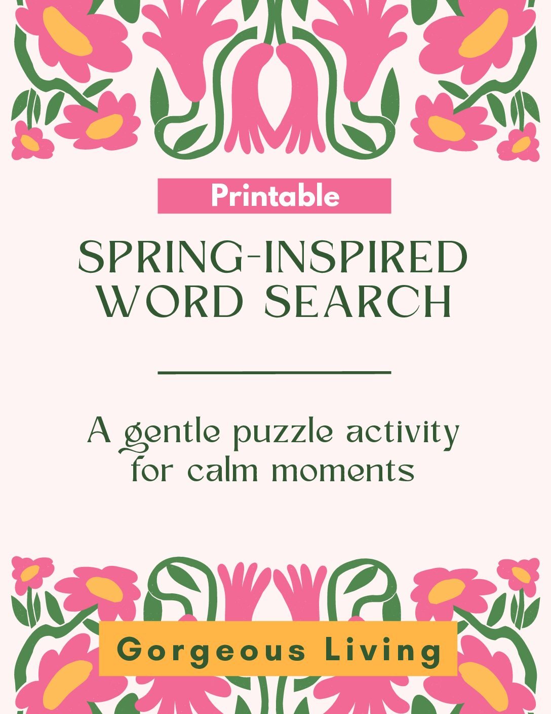 Mindful Word Search – Calm Moments