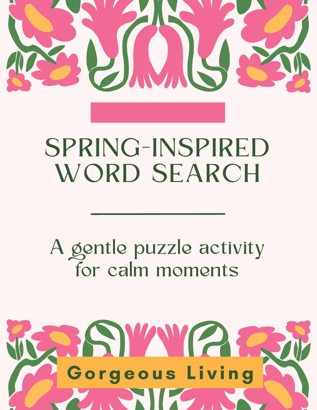 Mindful Word Search – Calm Moments